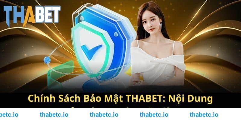 Chính Sách Bảo Mật THABET: Nội Dung Bảo Vệ An Toàn Dữ Liệu