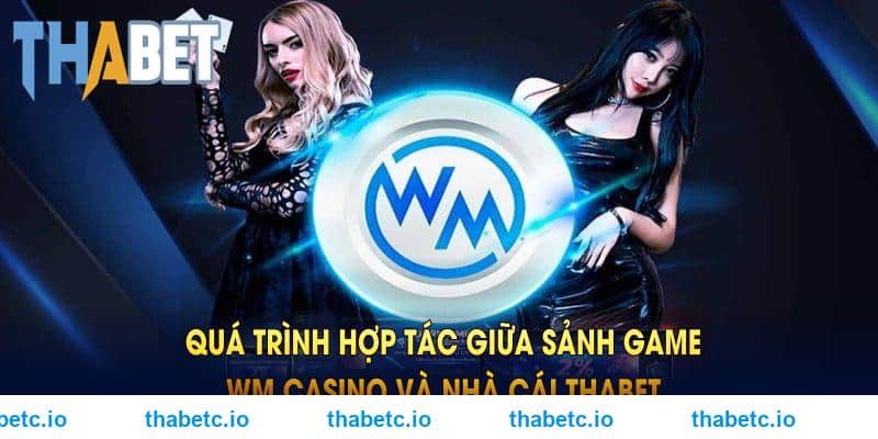Quá trình hợp tác giữa sảnh game WM casino và nhà cái THABET