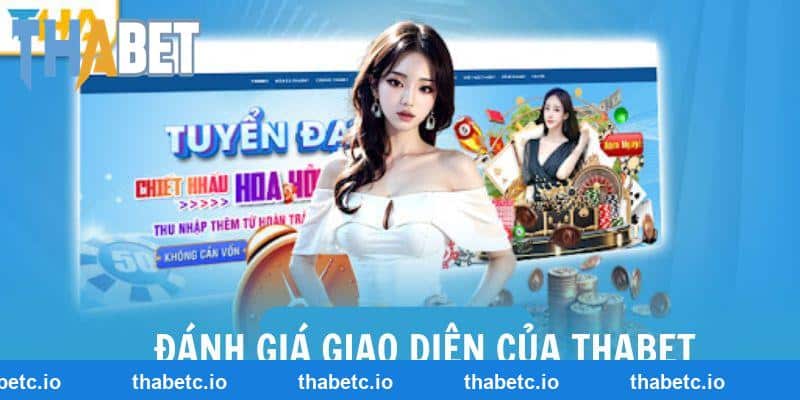Website THABET vừa đẹp mắt vừa thân thiện